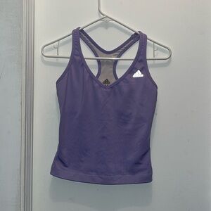 Light Purple Adidas Athletic Top